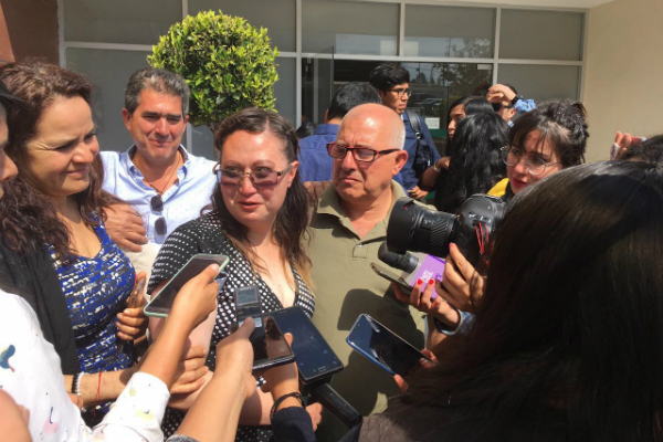 “(Estoy) muy feliz, voy a poder ver a mi bebé”, fueron las primeras palabras de Dafne al salir del Tribunal de Control y Enjuiciamiento de San Juan del Río