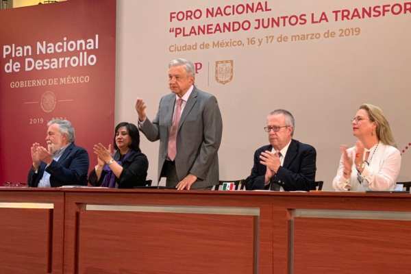 El presidente presentó ejes como parte de la estrategia de la nueva política de desarrollo. Foto: @GobiernoMX