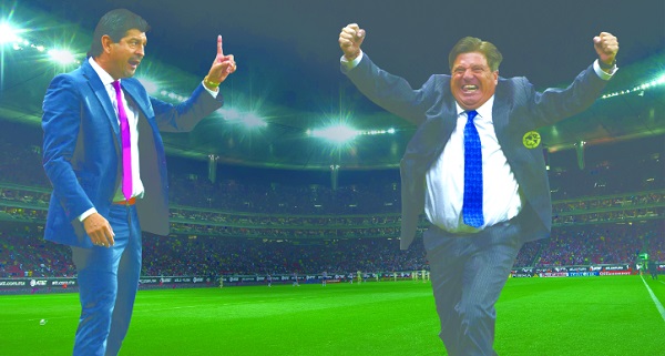 PRESIÓN. José Cardozo sabe lo que se juega hoy ante su gente; PUNTILLA. Miguel Herrera quiere festejar otra vez en Guadalajara. FOTOARTE: ALLAN G. RAMÍREZ