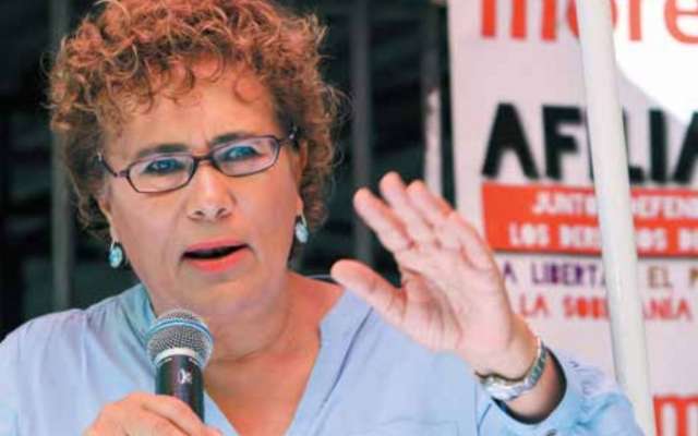 CONFIANZA. La morenista sostiene que el proceso fortalecerá al partido. Foto: CUARTOSCURO.