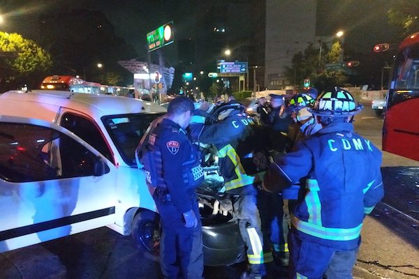 Accidente_Eje_5_Sur_Insurgentes_CDMX Reporte vial en CDMX