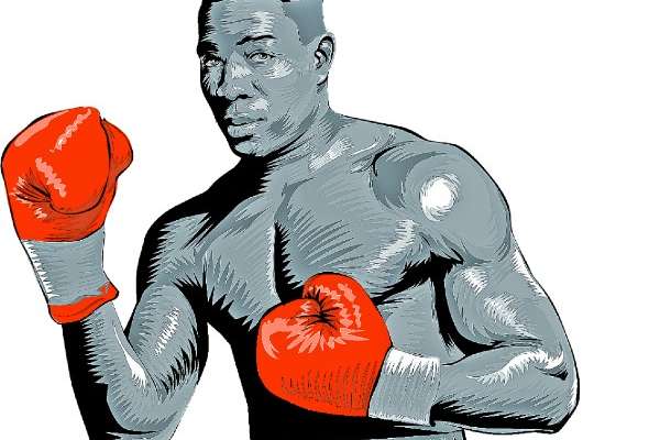 FRANK BRUNO / DEBUT PROFESIONAL: 17 de marzo de 1982. Ilustración: Allan G. Ramírez