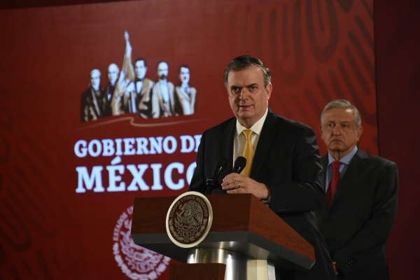 El canciller Ebrard gestionó el traslado a petición del presidente López Obrador. Foto: Daniel Ojeda