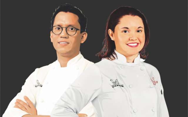 Sabor a México. Karime López e Indra Carrillo son dos mexicanos que, desde el extranjero, han conseguido consolidar sus restaurantes con uno de los máximos reconocimientos
gastronómicos, la estrella Michelin. Ilustración: Francisco Lagos