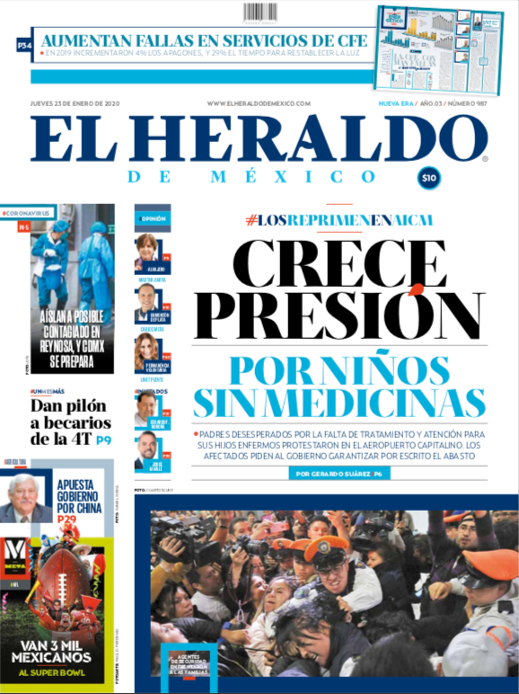 Jueves 23 de enero de 2020
